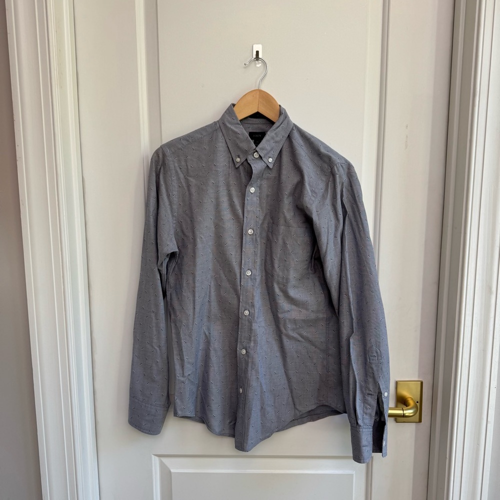 J. Crew Gray Casual Button Down Shirt